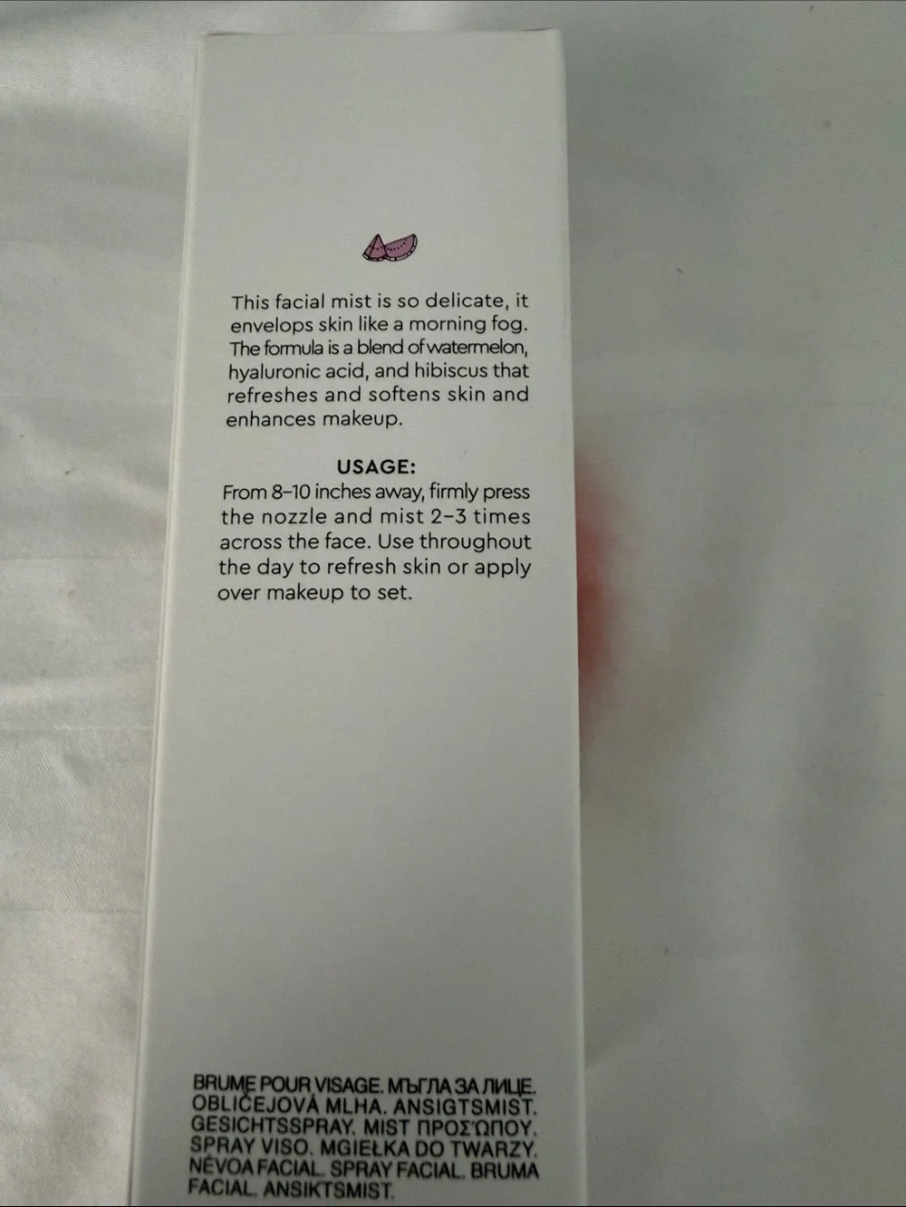 Glow Recipe hydrating facial